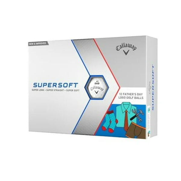 Callaway Supersoft 2024 Golf Balls (Father's Day Logos, 12pk)