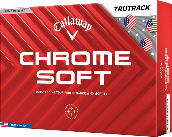 Callaway 2024 Chrome Soft USA TruTrack Golf Balls