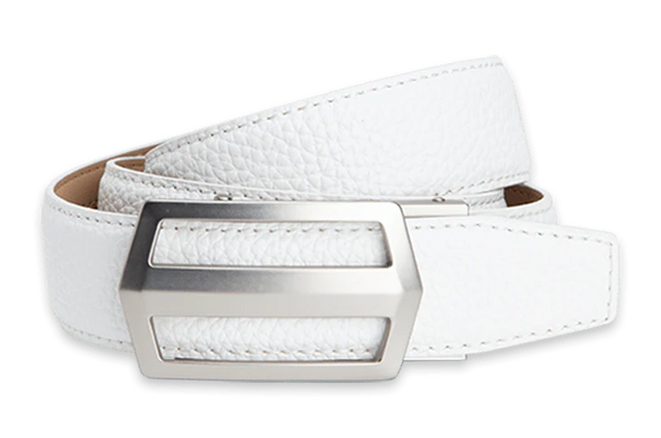 Nexbelt Classic Winner White, 1 3/8" Strap, Golf Belt