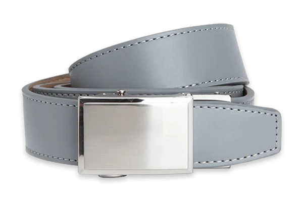 Nexbelt Shield Smooth Grey, 1 3/8" Strap, Golf Belt