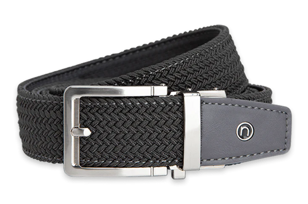 Nexbelt Braided Grey, 1 3/8" Strap, Golf Belt