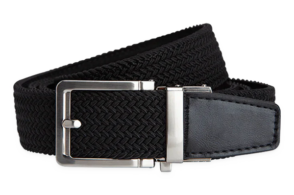 Nexbelt Braided Black, 1 3/8" Strap, Golf Belt