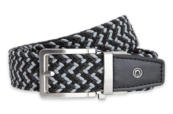 Nexbelt Braided Charcoal, 1 3/8" Strap, Golf Belt