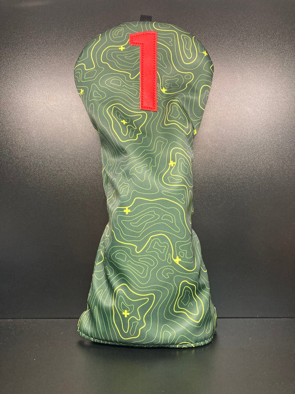 Topographic Golf Greens Headcover