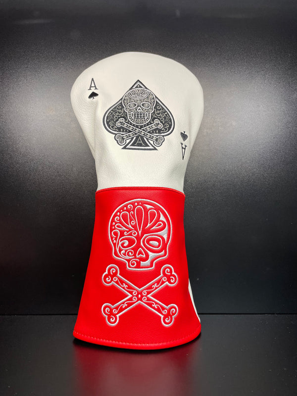 Ace Cross Skull Headcover