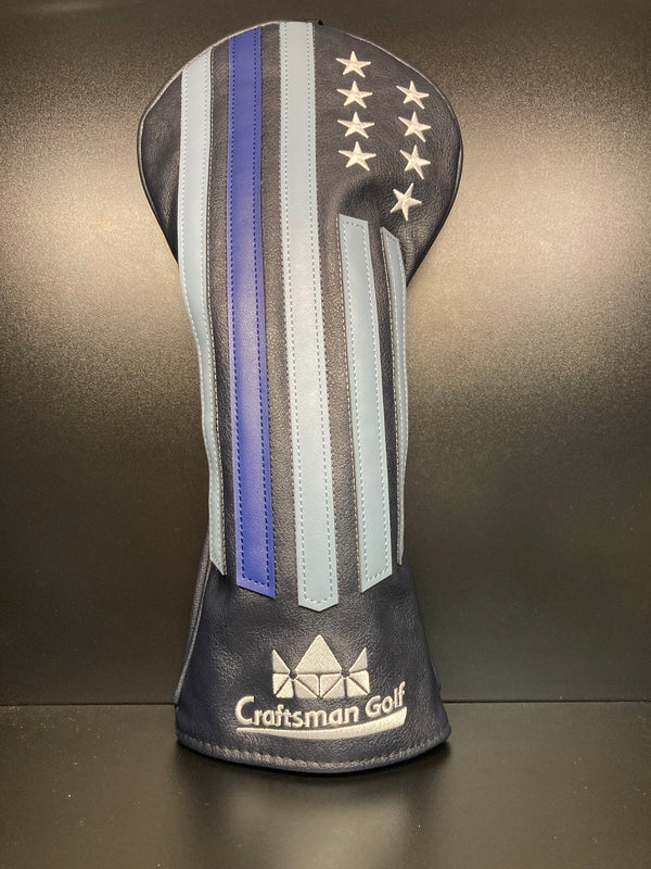 Thin Blue Line USA Flag Headcover